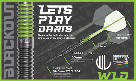 WLD Pro-Series Darts (22g GREEN)