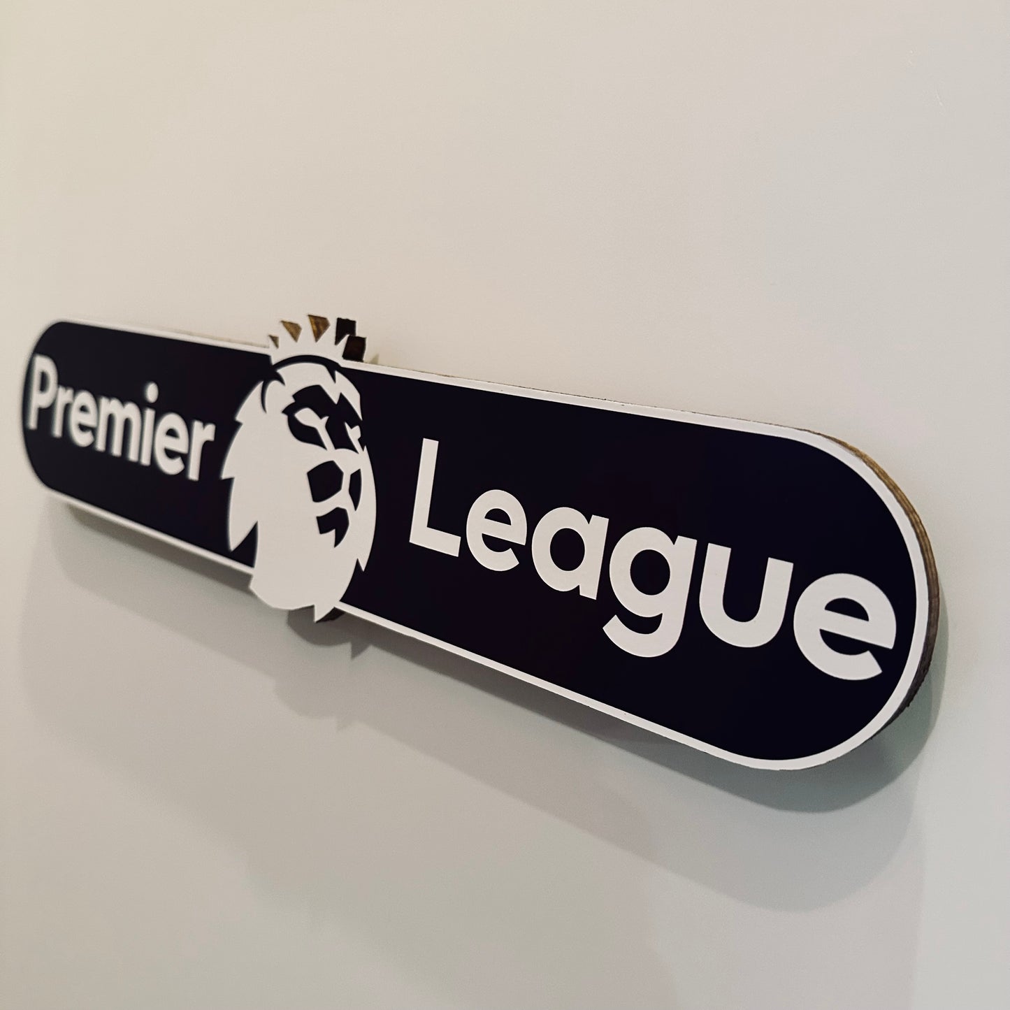 Premier League Wooden Wall Sign