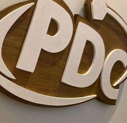 Premium wooden PDC wall plaques