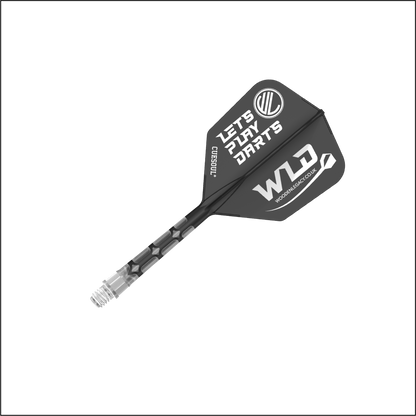 WLD BLACK ROST T19, All In One Flights - Let's Play Darts Range