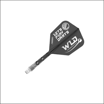 WLD BLACK ROST T19, All In One Flights - Let's Play Darts Range
