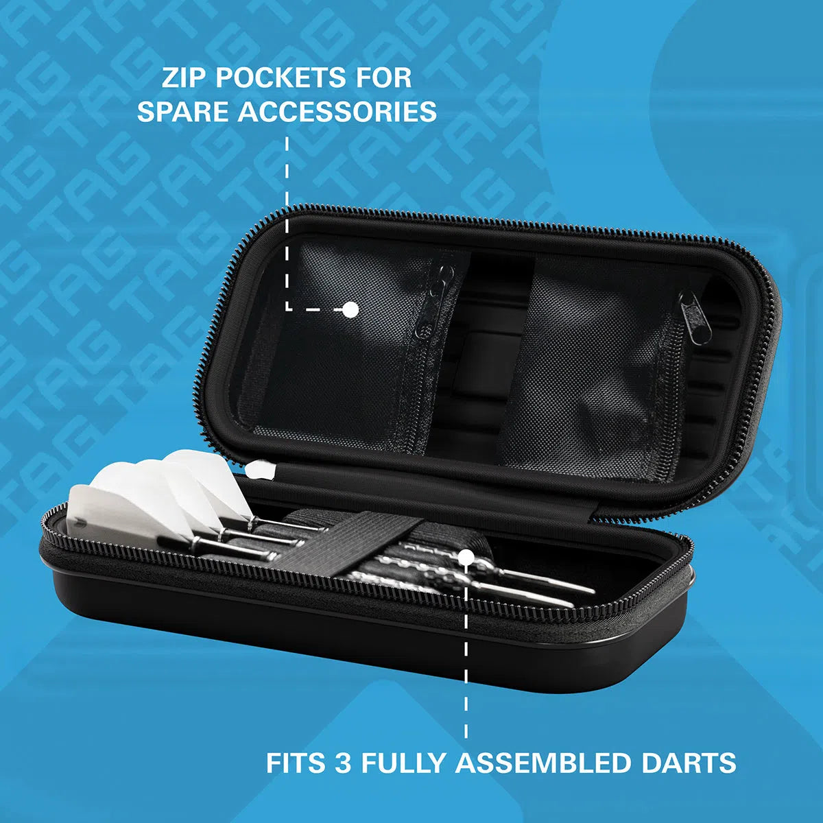 TAKOMA BLUE DARTS CASE / WALLET BY TARGET