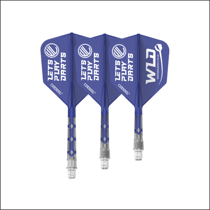 WLD BLUE ROST T19, All In One Flights - Let's Play Darts Range