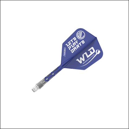 WLD BLUE ROST T19, All In One Flights - Let's Play Darts Range