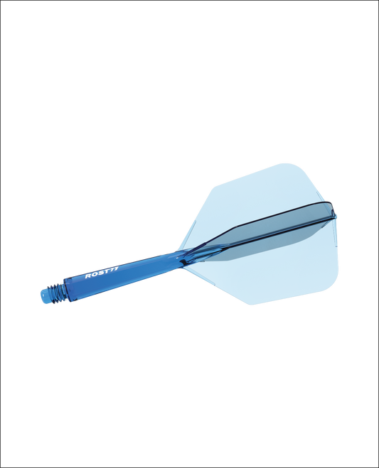 Cuesoul ROST 77 Transparent (BLUE) Big Wing - Dart Flights