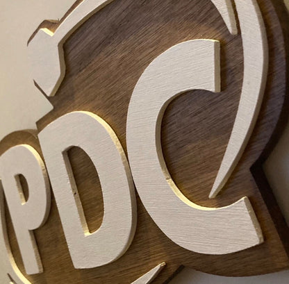 Premium wooden PDC wall plaques