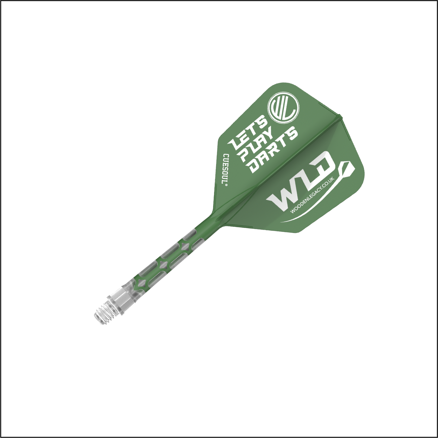 WLD GREEN ROST T19, All In One Flights - Let's Play Darts Range