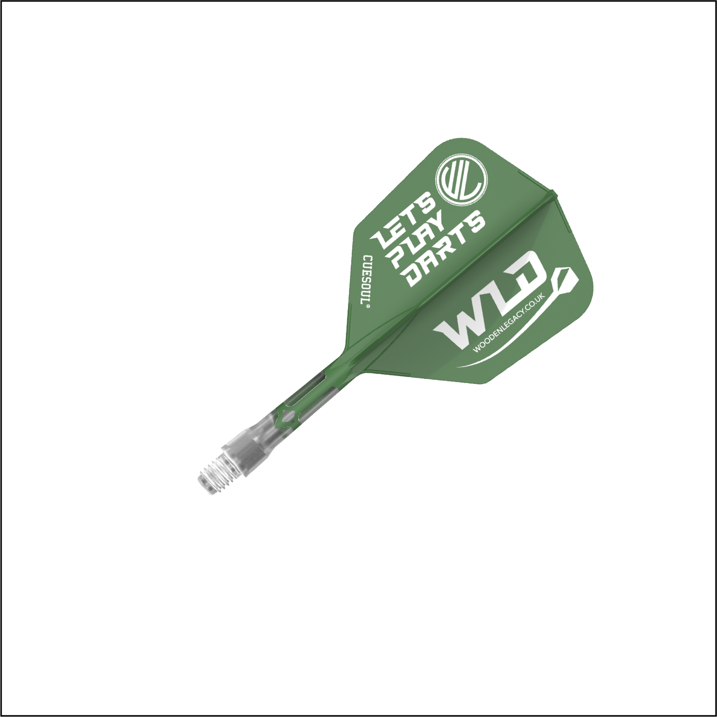 WLD GREEN ROST T19, All In One Flights - Let's Play Darts Range