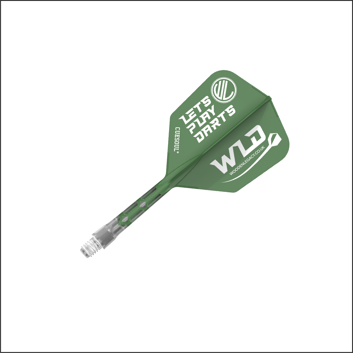WLD GREEN ROST T19, All In One Flights - Let's Play Darts Range