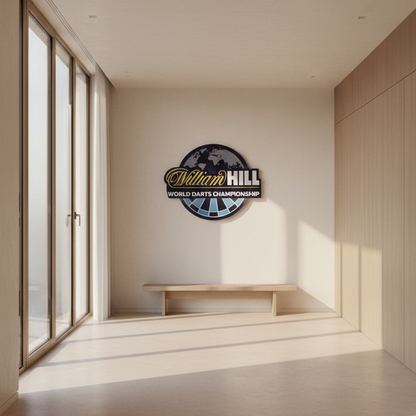 William Hill darts plaque