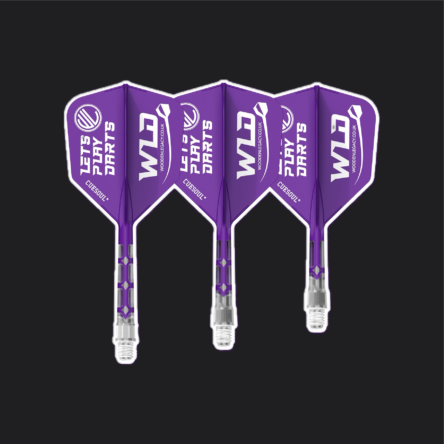 WLD PURPLE ROST T19, All In One Flights - Let's Play Darts Range
