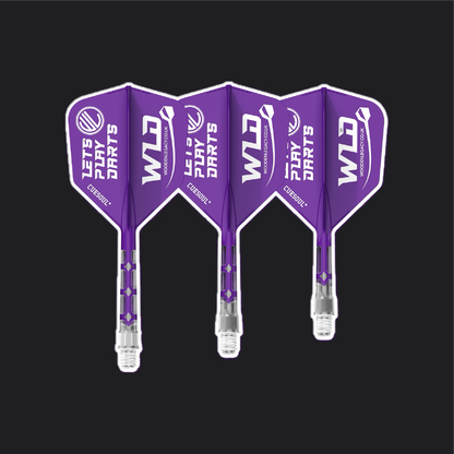 WLD PURPLE ROST T19, All In One Flights - Let's Play Darts Range