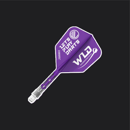 WLD PURPLE ROST T19, All In One Flights - Let's Play Darts Range