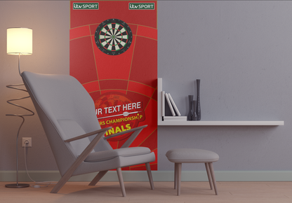 DARTS WALL BACKDROP (RED) DESIGN