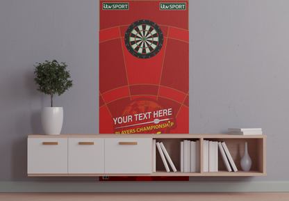 DARTS WALL BACKDROP (RED) DESIGN