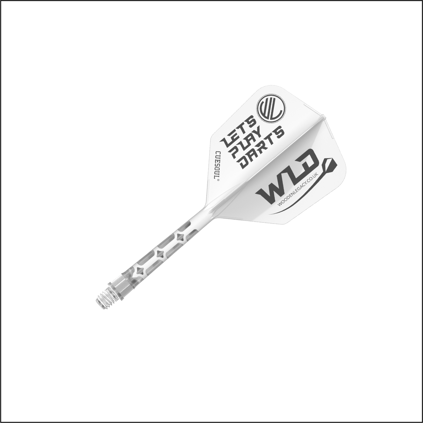 WLD WHITE ROST T19, All In One Flights - Let's Play Darts Range
