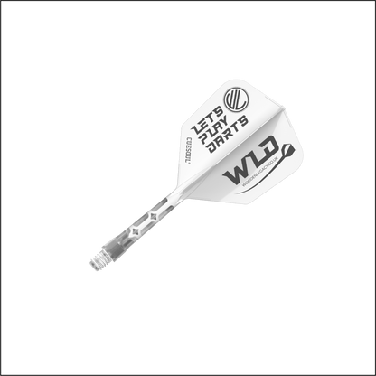 WLD WHITE ROST T19, All In One Flights - Let's Play Darts Range