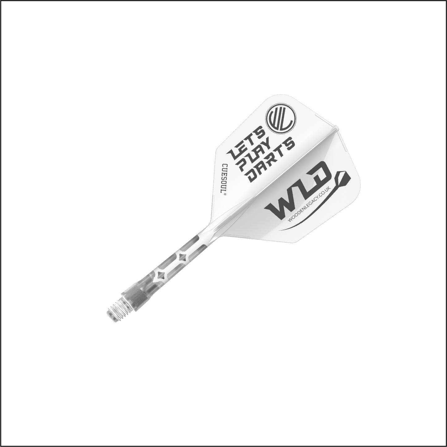 WLD WHITE ROST T19, All In One Flights - Let's Play Darts Range