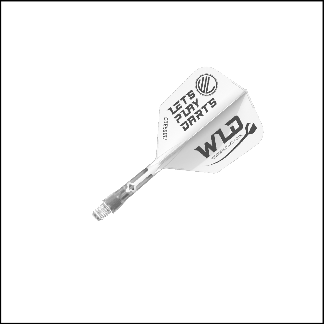 WLD WHITE ROST T19, All In One Flights - Let's Play Darts Range