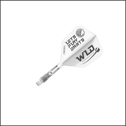 WLD WHITE ROST T19, All In One Flights - Let's Play Darts Range