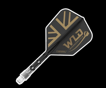 WLD GB BLACK/GOLD ROST T19, All In One Flights - Let's Play Darts Range