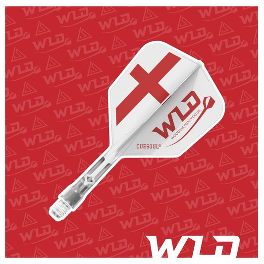 WLD ENGLAND ROST T19, All In One Flights - Let's Play Darts Range