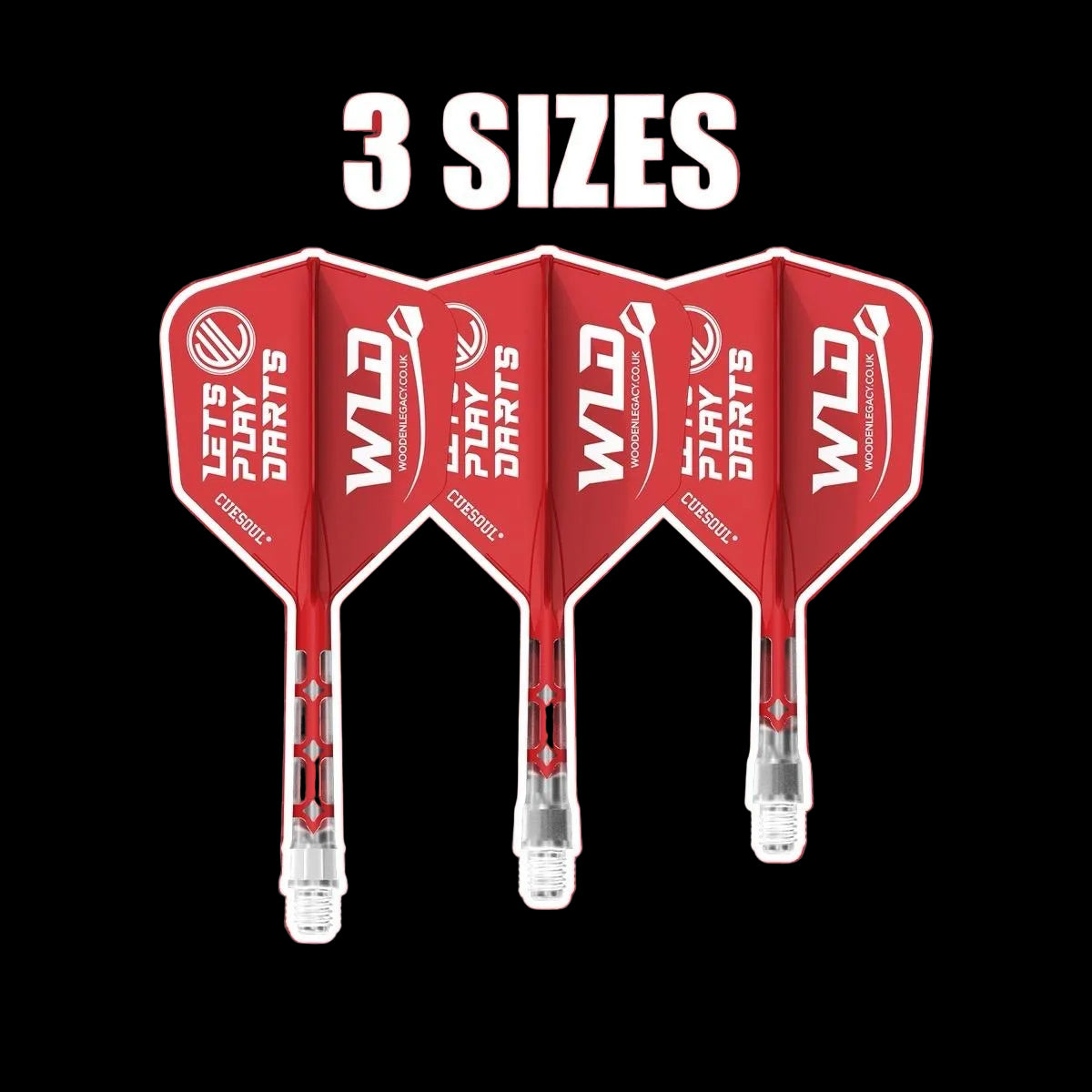 WLD RED ROST T19, All In One Flights - Let's Play Darts Range