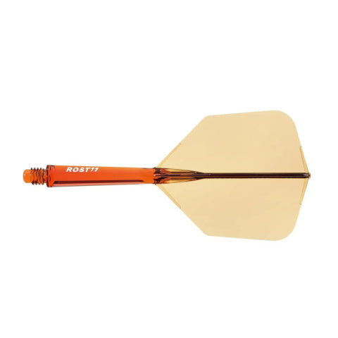 Cuesoul ROST 77 Transparent ORANGE Big Wing - Dart Flights