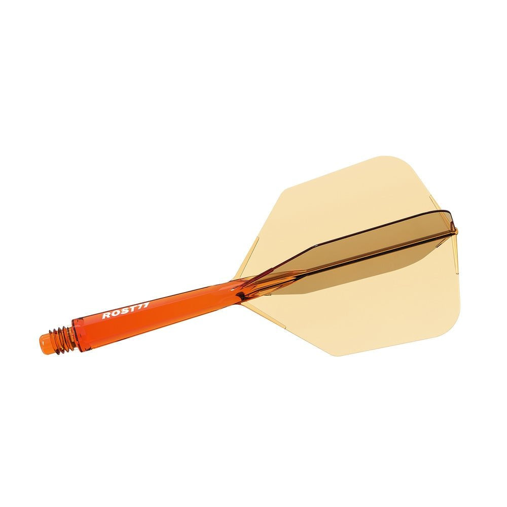Cuesoul ROST 77 Transparent ORANGE Big Wing - Dart Flights
