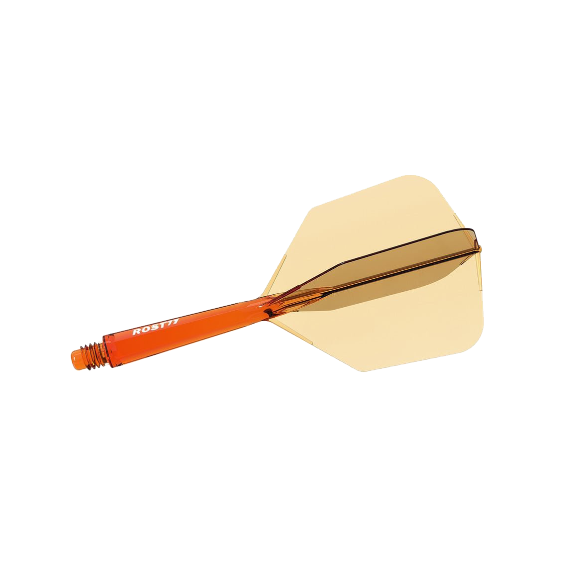 Cuesoul ROST 77 Transparent ORANGE Big Wing - Dart Flights