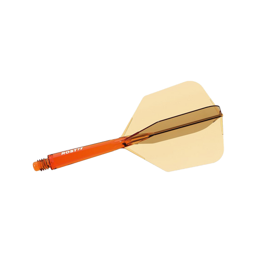 Cuesoul ROST 77 Transparent ORANGE Big Wing - Dart Flights