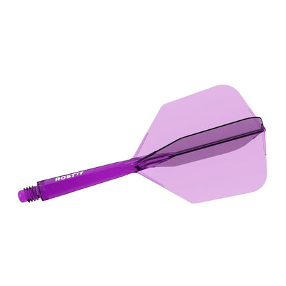 Cuesoul ROST 77 Transparent (PURPLE) Big Wing - Dart Flights