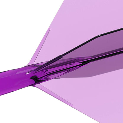 Cuesoul ROST 77 Transparent (PURPLE) Big Wing - Dart Flights