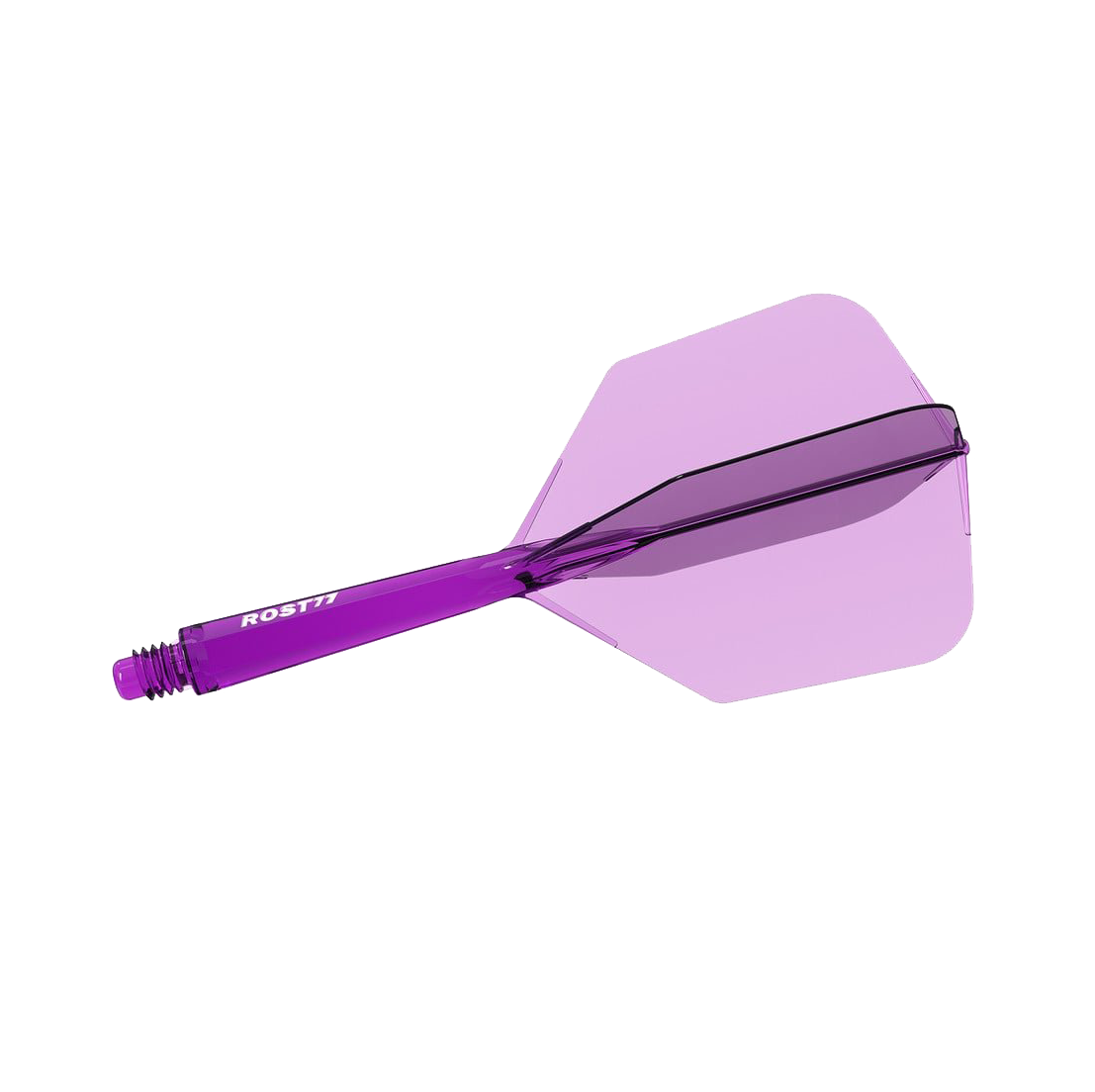 Cuesoul ROST 77 Transparent (PURPLE) Big Wing - Dart Flights