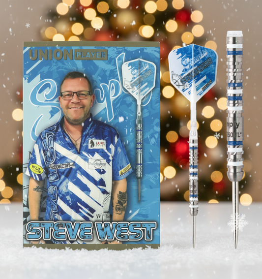Steve West 95% Tungsten Steel Tip Dart WLD/CUESOUL Player