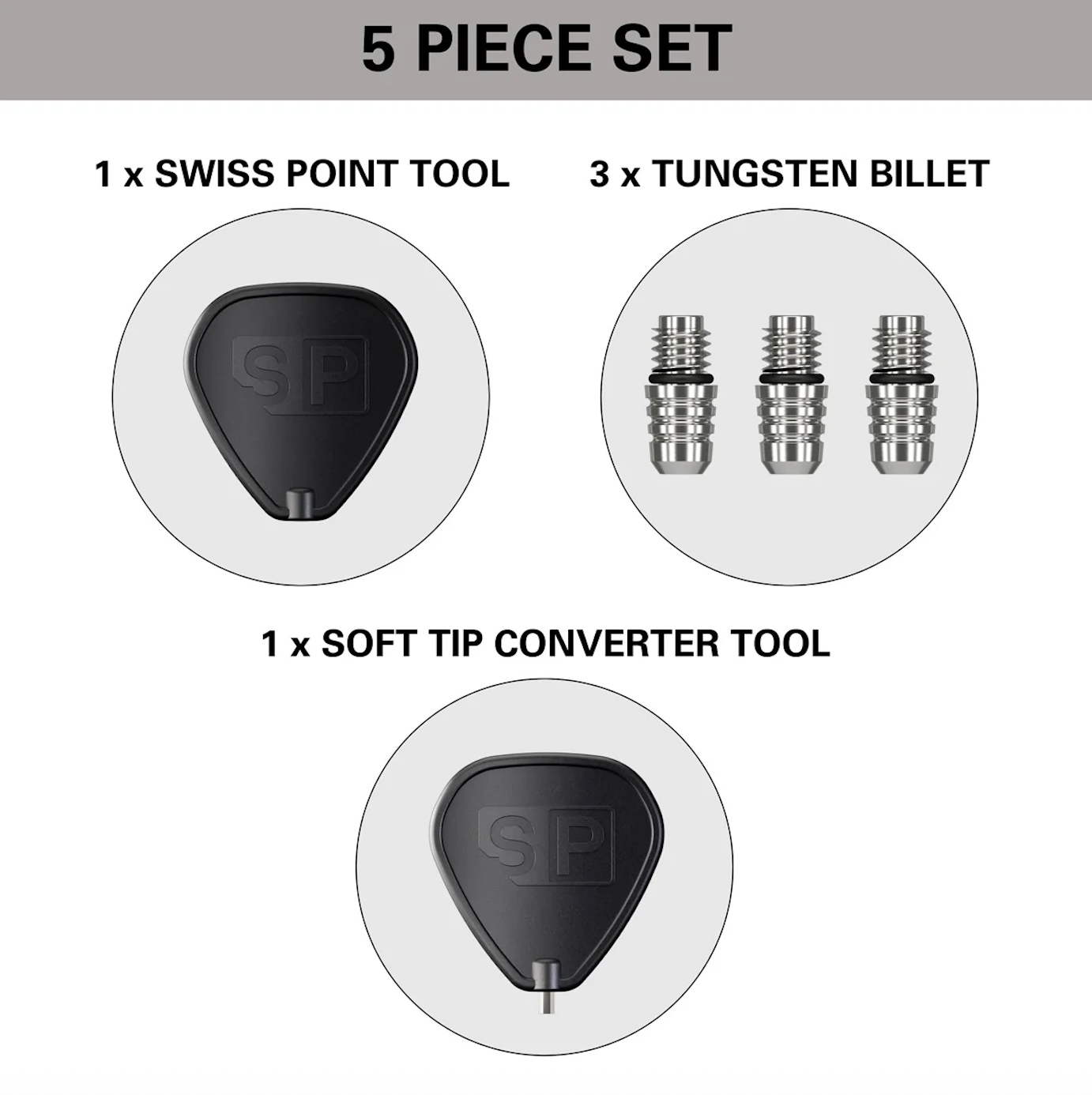 WLD Pro-Series Darts (22g BLACK)